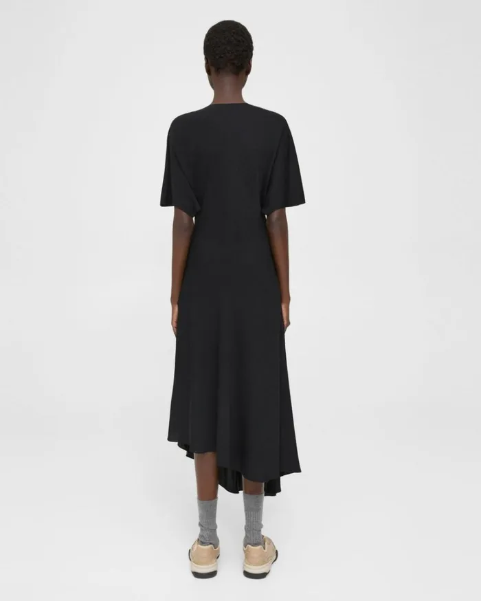 Dresses Jumpsuits Women Theory BiasCut Dress In Silk Georgette Black Dresses Jumpsuits Women Theory BiasCut Dress In Silk Georgette Black