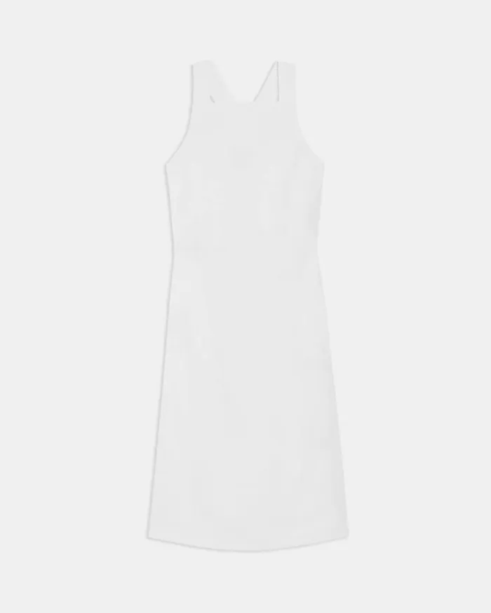 Dresses Jumpsuits Women Theory Racerback Dress In Good Linen White Dresses Jumpsuits Women Theory Racerback Dress In Good Linen White