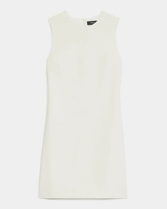 Dresses Jumpsuits Women Theory Shift Dress In Admiral Crepe Rice Dresses Jumpsuits Women Theory Shift Dress In Admiral Crepe Rice