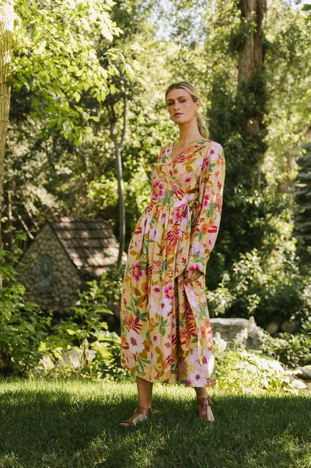 Dresses Women Bohme Celine Floral Wrap Dress