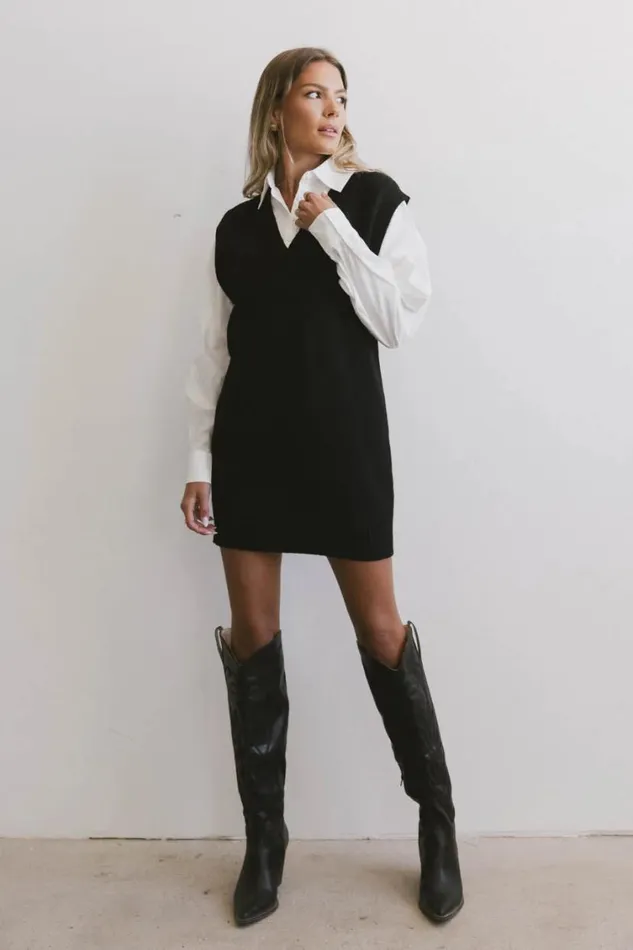 Dresses Women Bohme Dottie Mini Dress In Black Black