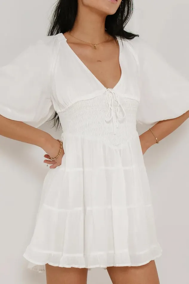 Dresses Women Bohme Little Runaway Mini Dress In White 8211 FINAL SALE White