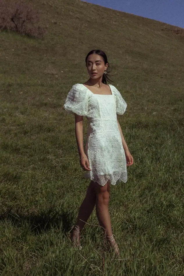 Dresses Women Bohme Maye Lace Mini Dress In White 8211 FINAL SALE White