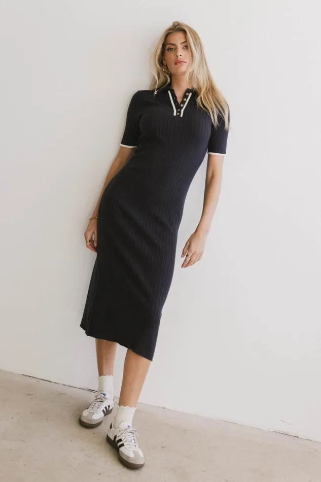 Dresses Women Bohme Posie Ribbed Knit Midi Dress