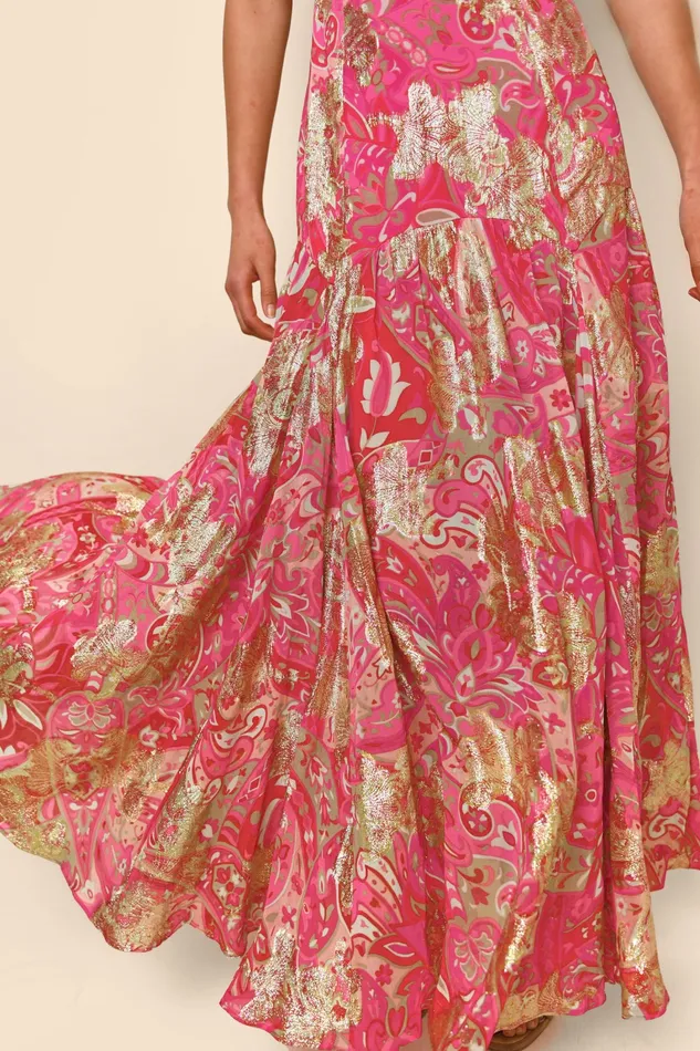 Dresses Women RIXO Dina Grace Paisley Jewel Dresses Women RIXO Dina Grace Paisley Jewel