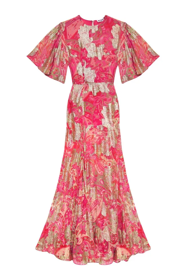 Dresses Women RIXO Dina Grace Paisley Jewel Dresses Women RIXO Dina Grace Paisley Jewel