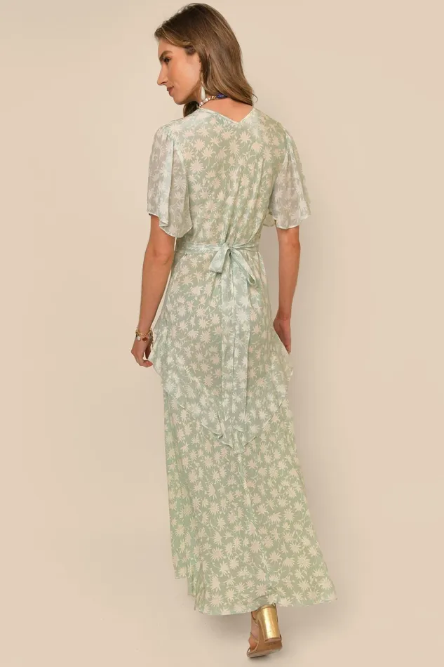 Dresses Women RIXO Evie Vintage Daisy Green Dresses Women RIXO Evie Vintage Daisy Green