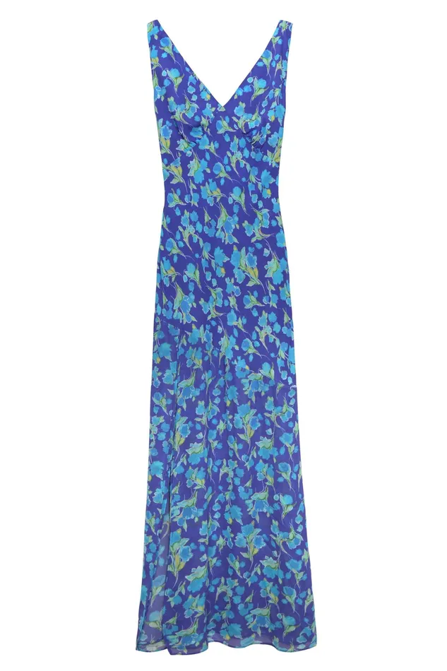 Dresses Women RIXO Moniq Fontainhas Floral Cobalt
