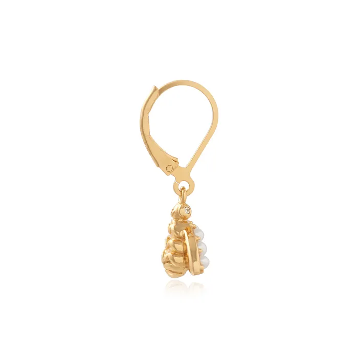 Earrings Gold Bee Lever Back Hoops 8211 Olivia Burton Women