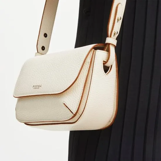Ella Bag Ivory Pebble Women Aspinal Of London Shoulder