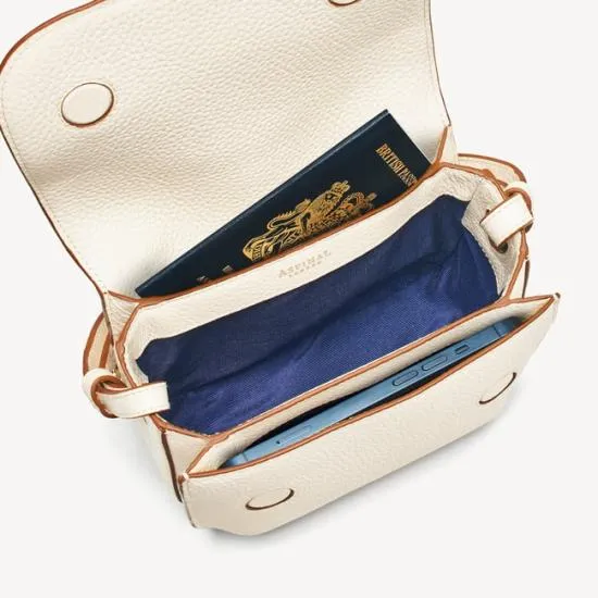 Ella Bag Ivory Pebble Women Aspinal Of London Shoulder