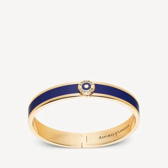 Enamel Bangle Navy Enamel On 18ct Gold Plated Women Aspinal Of London Bangles and Bracelets Enamel Bangle Navy Enamel On 18ct Gold Plated Women Aspinal Of London Bangles and Bracelets