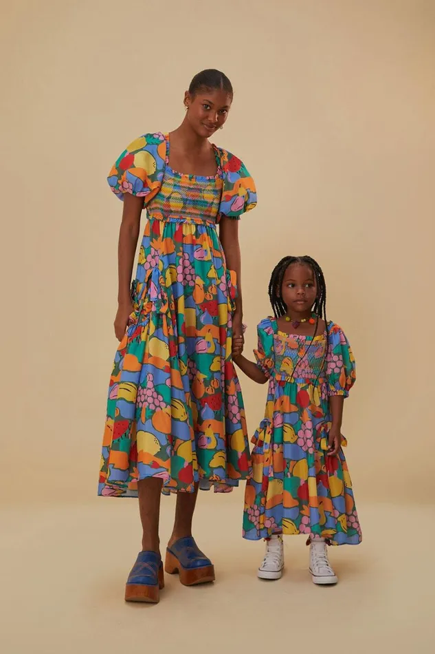 Fruit Landscape Kids Dress Women FARM Rio Gifts
