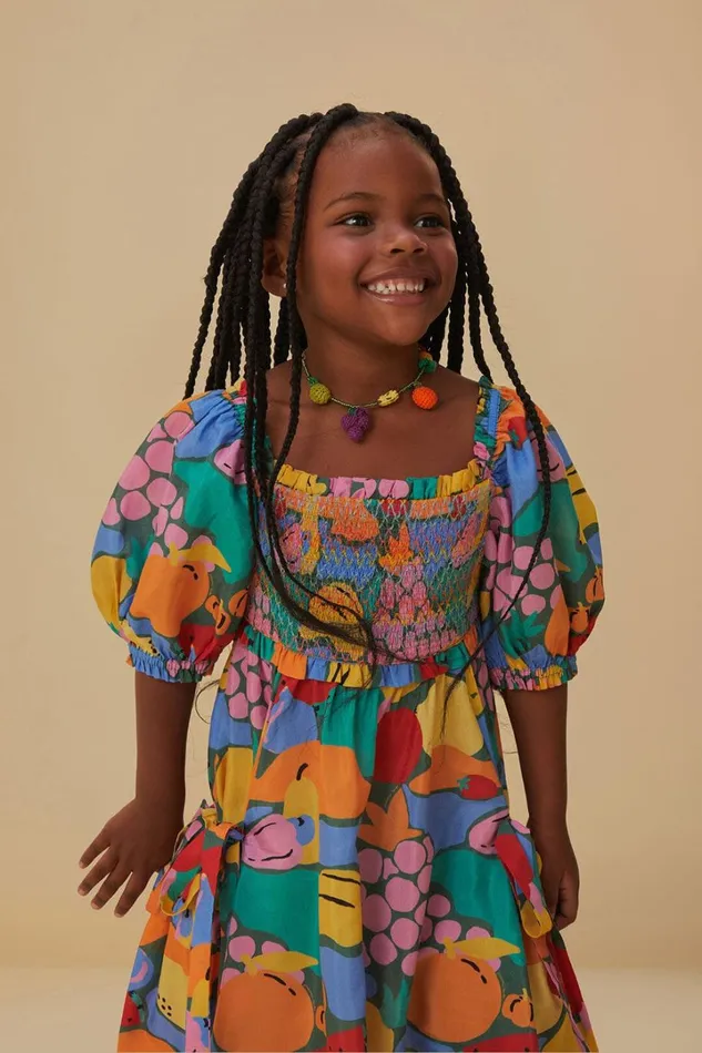 Fruit Landscape Kids Dress Women FARM Rio Gifts