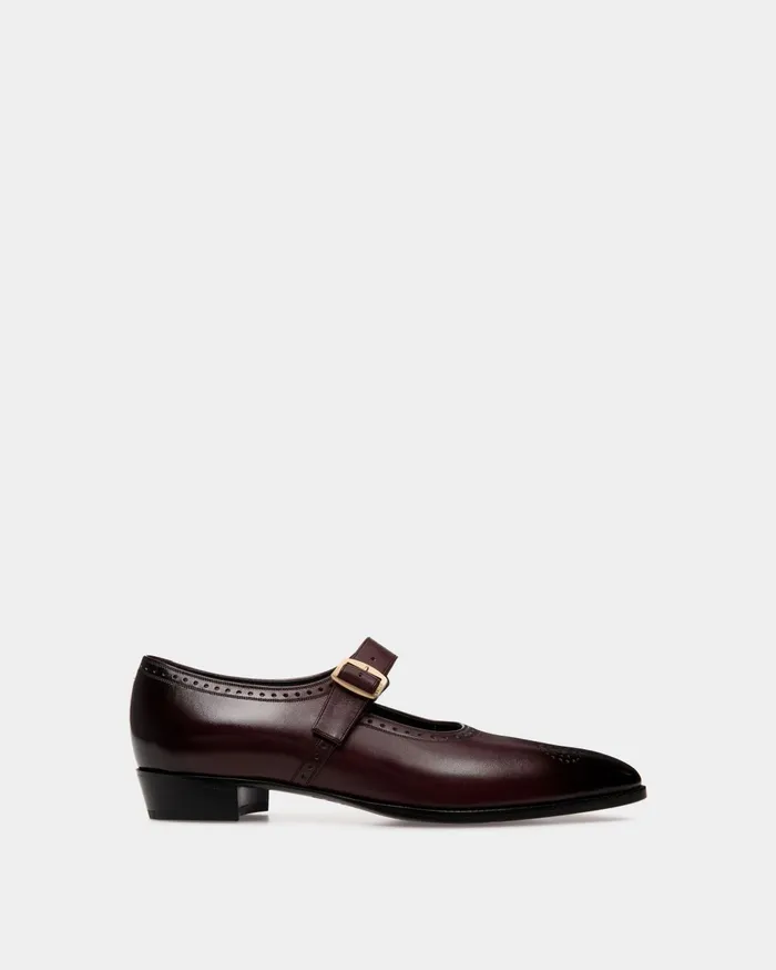 Glendale MaryJane In Andorra Leather Women Bally Flats and Moccasins