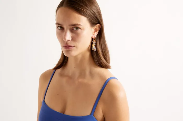 Goossens X Eres Perroquet Hoop Earring Jewellery Women ERES Beachwear and Accessories