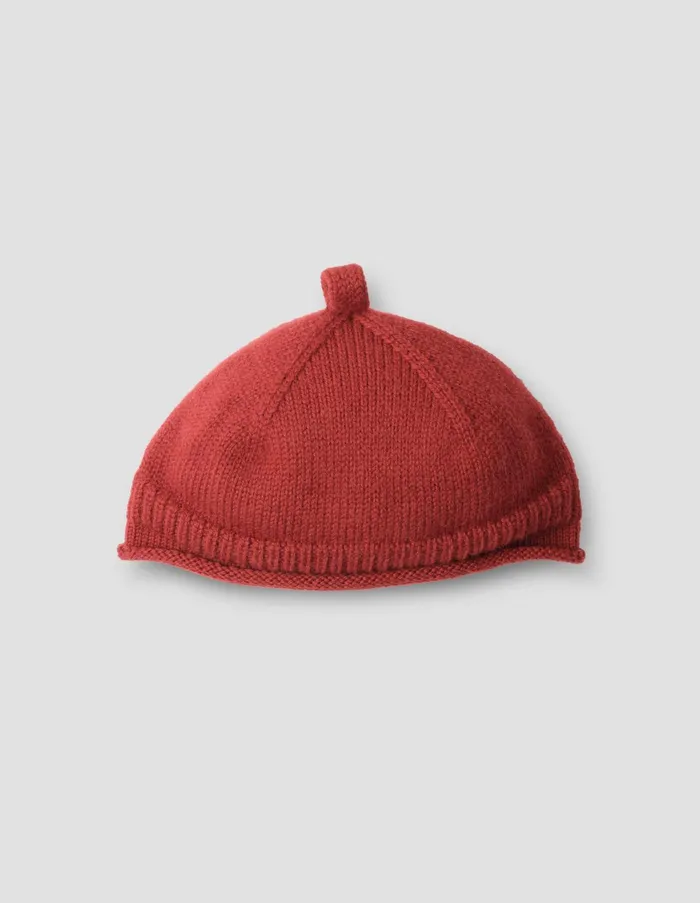 Hats WomenMen Margaret Howell Mhl Rolled Hem Beanie Brick