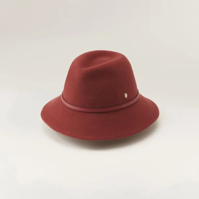Helen Kaminski Fedora Lumie Deep Rustruby 8211 Hats