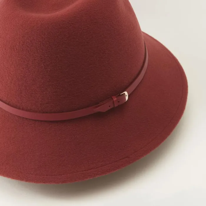 Helen Kaminski Fedora Lumie Deep Rustruby 8211 Hats