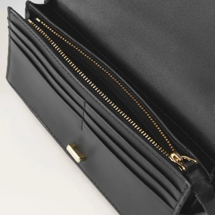 Helen Kaminski Mini Bags Adelie Wallet With Raffia Blackcharcoal 8211 Bags