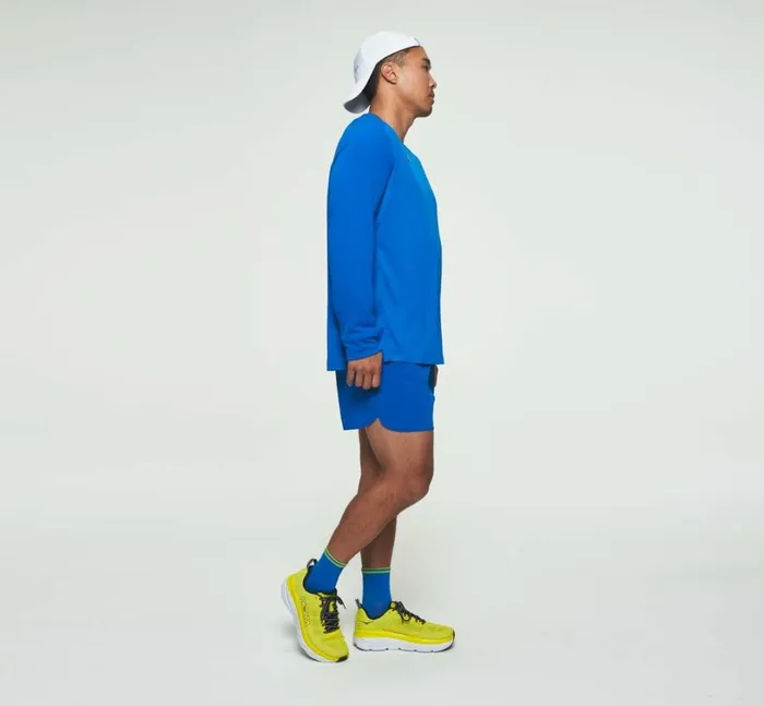 HOKA ONE ONE Tops Performance Long Sleeve Imperial Blue 8211 Men