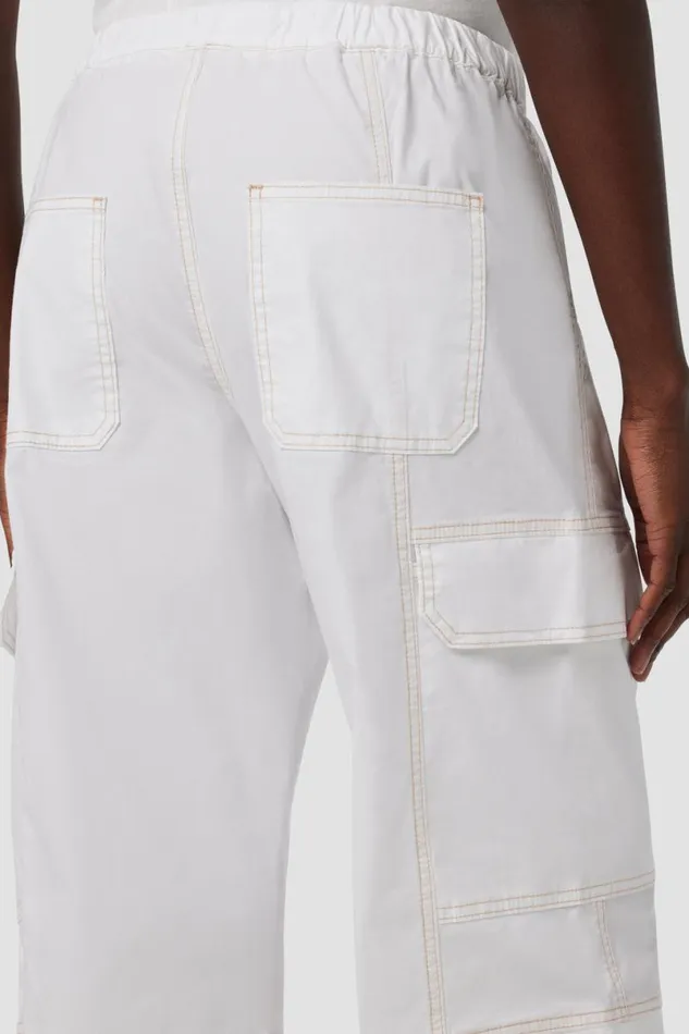 Hudson Jeans Cargo Women Parachute Wide Leg Cargo White Hudson Jeans Cargo Women Parachute Wide Leg Cargo White