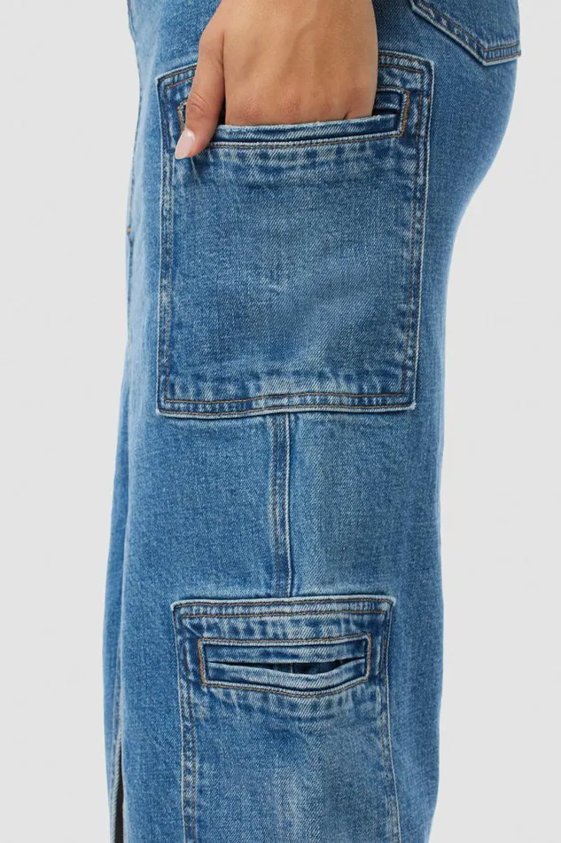 Hudson Jeans Cargo Women Reconstructed Skirt W Cargo Welt Pockets Golden Hour Hudson Jeans Cargo Women Reconstructed Skirt W Cargo Welt Pockets Golden Hour