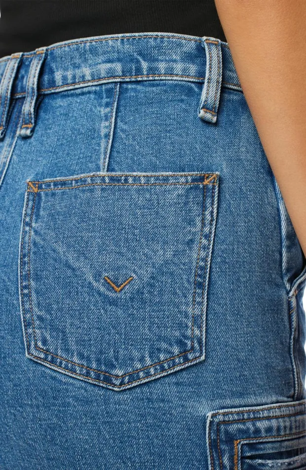 Hudson Jeans Cargo Women Reconstructed Skirt W Cargo Welt Pockets Golden Hour Hudson Jeans Cargo Women Reconstructed Skirt W Cargo Welt Pockets Golden Hour