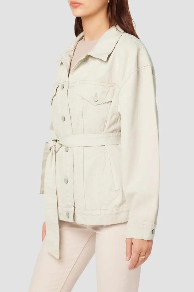 Hudson Jeans Jackets and Outerwear Women Denim Wrap Jacket Moonbeam Hudson Jeans Jackets and Outerwear Women Denim Wrap Jacket Moonbeam