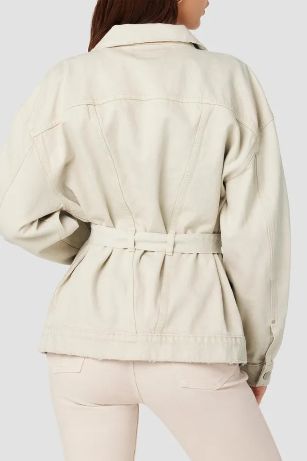 Hudson Jeans Jackets and Outerwear Women Denim Wrap Jacket Moonbeam Hudson Jeans Jackets and Outerwear Women Denim Wrap Jacket Moonbeam