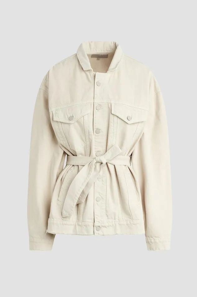Hudson Jeans Jackets and Outerwear Women Denim Wrap Jacket Moonbeam Hudson Jeans Jackets and Outerwear Women Denim Wrap Jacket Moonbeam