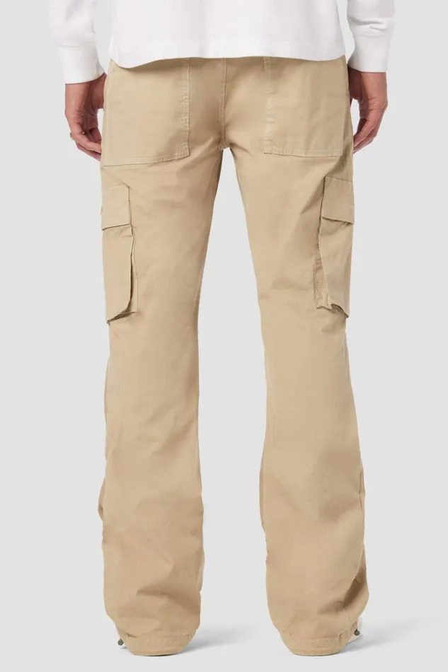 Hudson Jeans Pants Men Walker Cargo Kick Flare Ripstop Khaki Hudson Jeans Pants Men Walker Cargo Kick Flare Ripstop Khaki