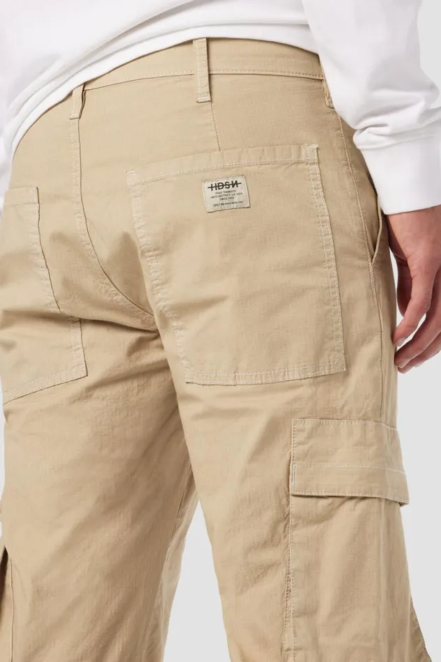 Hudson Jeans Pants Men Walker Cargo Kick Flare Ripstop Khaki Hudson Jeans Pants Men Walker Cargo Kick Flare Ripstop Khaki