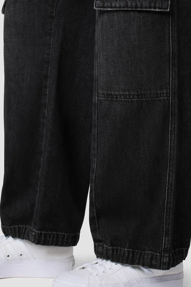Hudson Jeans Pants Women Drawstring Parachute Pant Faded Black Hudson Jeans Pants Women Drawstring Parachute Pant Faded Black