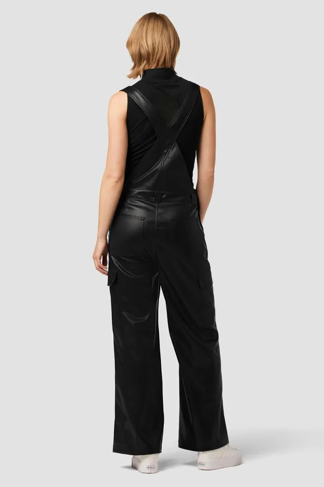 Hudson Jeans Pants Women Utility Wide Leg Overall Black Hudson Jeans Pants Women Utility Wide Leg Overall Black