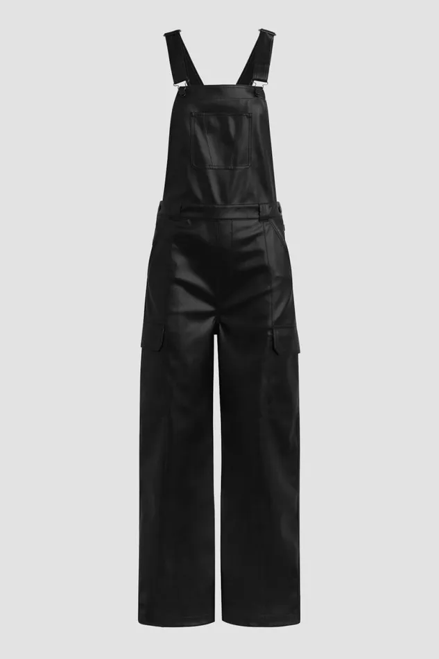 Hudson Jeans Pants Women Utility Wide Leg Overall Black Hudson Jeans Pants Women Utility Wide Leg Overall Black