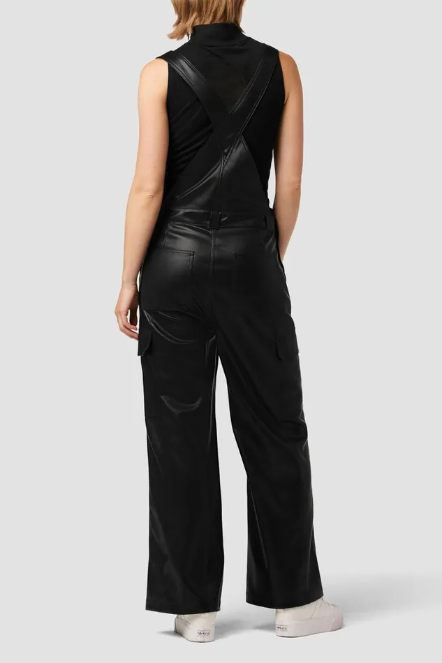 Hudson Jeans Pants Women Utility Wide Leg Overall Black Hudson Jeans Pants Women Utility Wide Leg Overall Black
