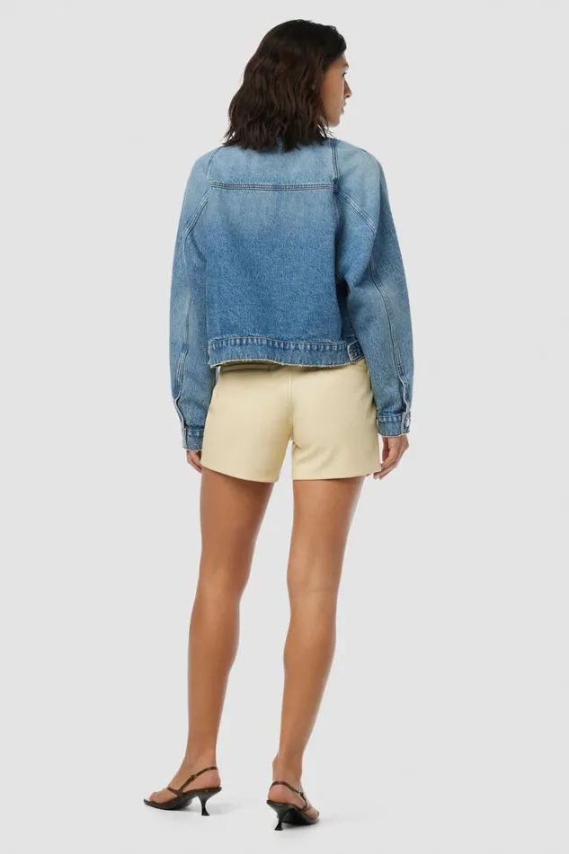 Hudson Jeans Shorts Women Front Yoke Pleated Short Moth Hudson Jeans Shorts Women Front Yoke Pleated Short Moth