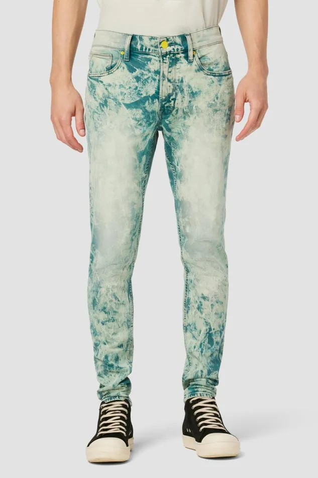 Hudson Jeans Skinny Men Zack Skinny Jean Blue Acid