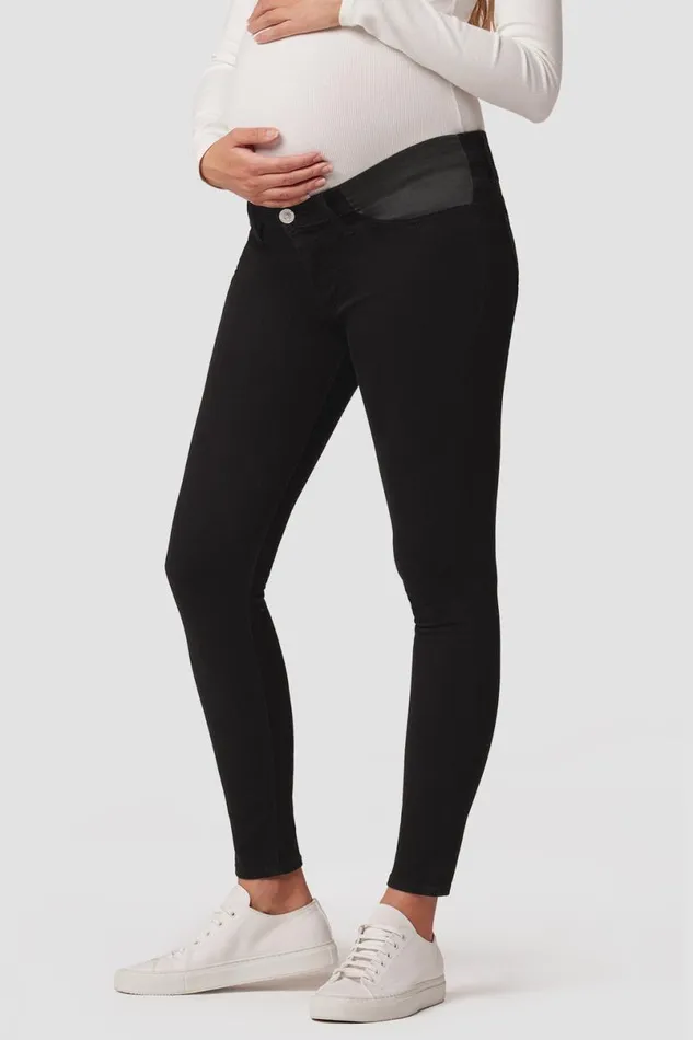 Hudson Jeans Skinny Women Nico Maternity Super Skinny Ankle Jean Black