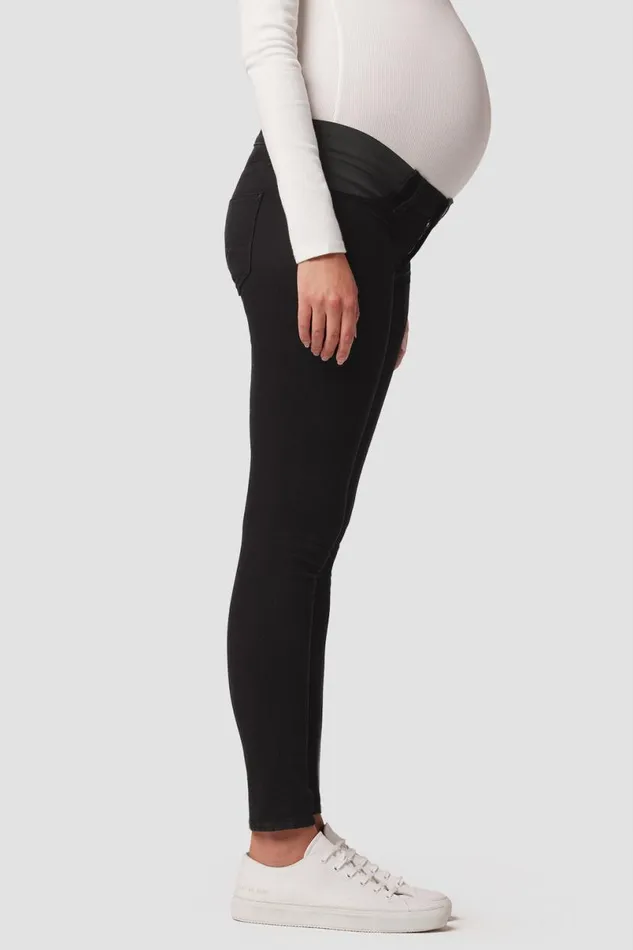 Hudson Jeans Skinny Women Nico Maternity Super Skinny Ankle Jean Black Hudson Jeans Skinny Women Nico Maternity Super Skinny Ankle Jean Black