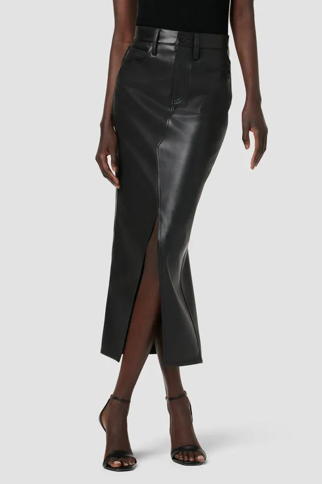 Hudson Jeans Skirts Women Reconstructed Skirt Black