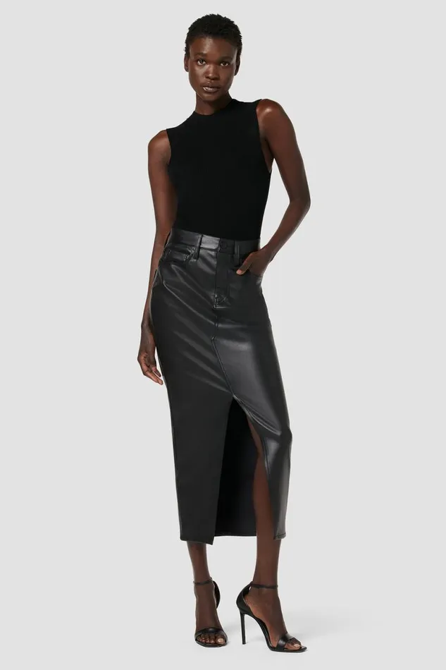 Hudson Jeans Skirts Women Reconstructed Skirt Black Hudson Jeans Skirts Women Reconstructed Skirt Black