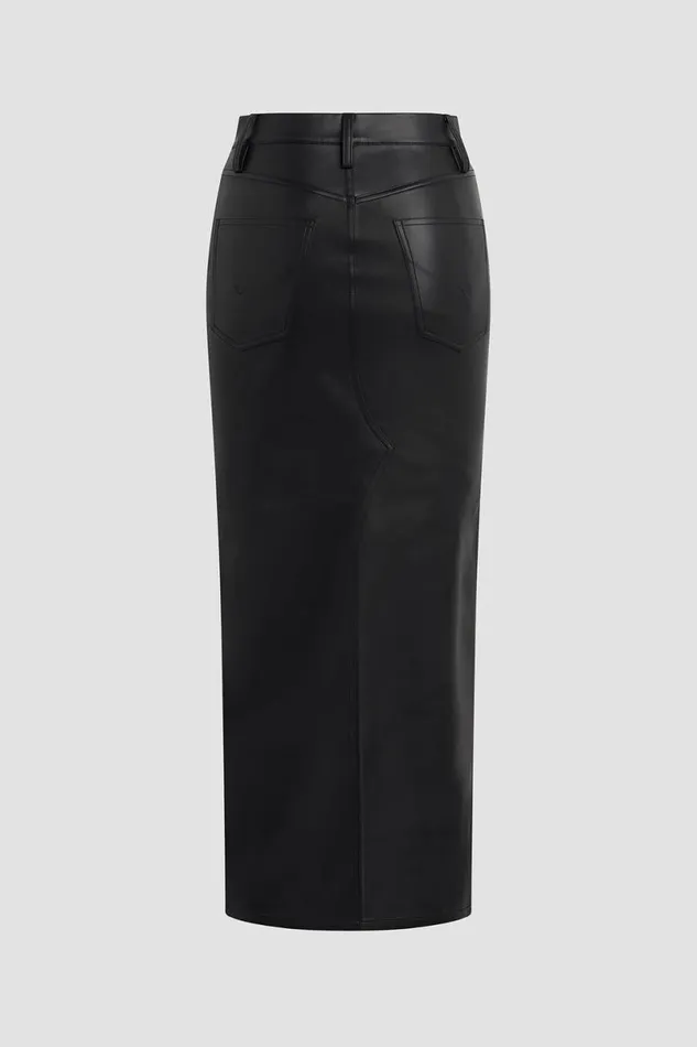 Hudson Jeans Skirts Women Reconstructed Skirt Black Hudson Jeans Skirts Women Reconstructed Skirt Black