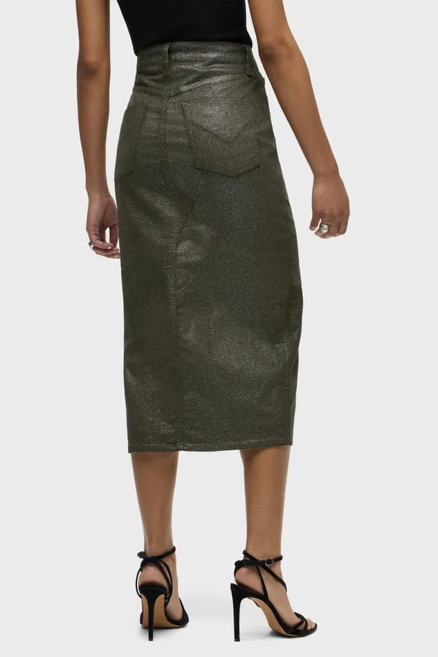 Hudson Jeans Skirts Women Reconstructed Skirt Cypress Glitter Hudson Jeans Skirts Women Reconstructed Skirt Cypress Glitter