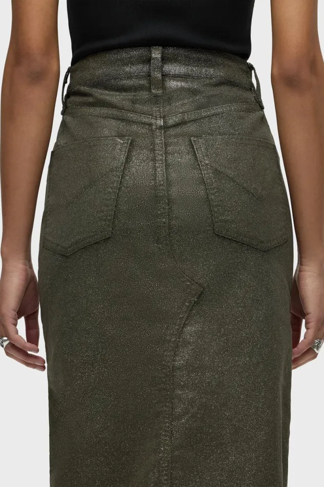 Hudson Jeans Skirts Women Reconstructed Skirt Cypress Glitter Hudson Jeans Skirts Women Reconstructed Skirt Cypress Glitter