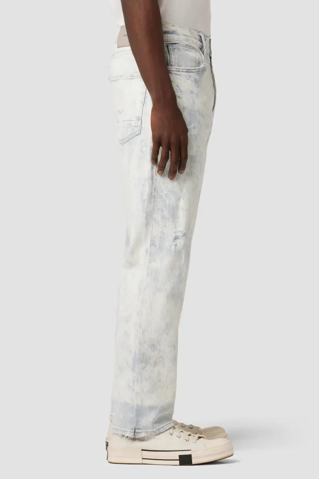 Hudson Jeans Straight Leg Men Reese Straight Leg Jean 32034 Inseam White Acid Hudson Jeans Straight Leg Men Reese Straight Leg Jean 32034 Inseam White Acid