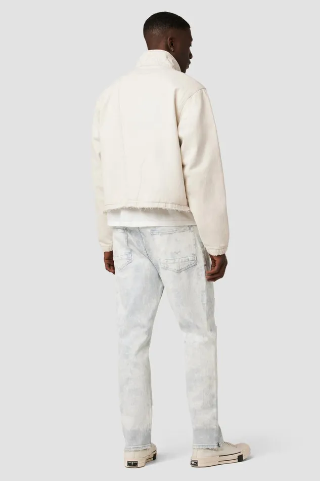 Hudson Jeans Straight Leg Men Reese Straight Leg Jean 32034 Inseam White Acid Hudson Jeans Straight Leg Men Reese Straight Leg Jean 32034 Inseam White Acid