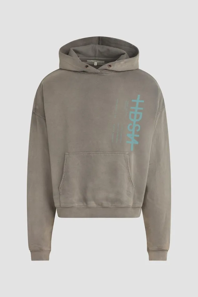 Hudson Jeans Tops and Sweaters Men Crop Hoodie Storm Grey Hudson Jeans Tops and Sweaters Men Crop Hoodie Storm Grey