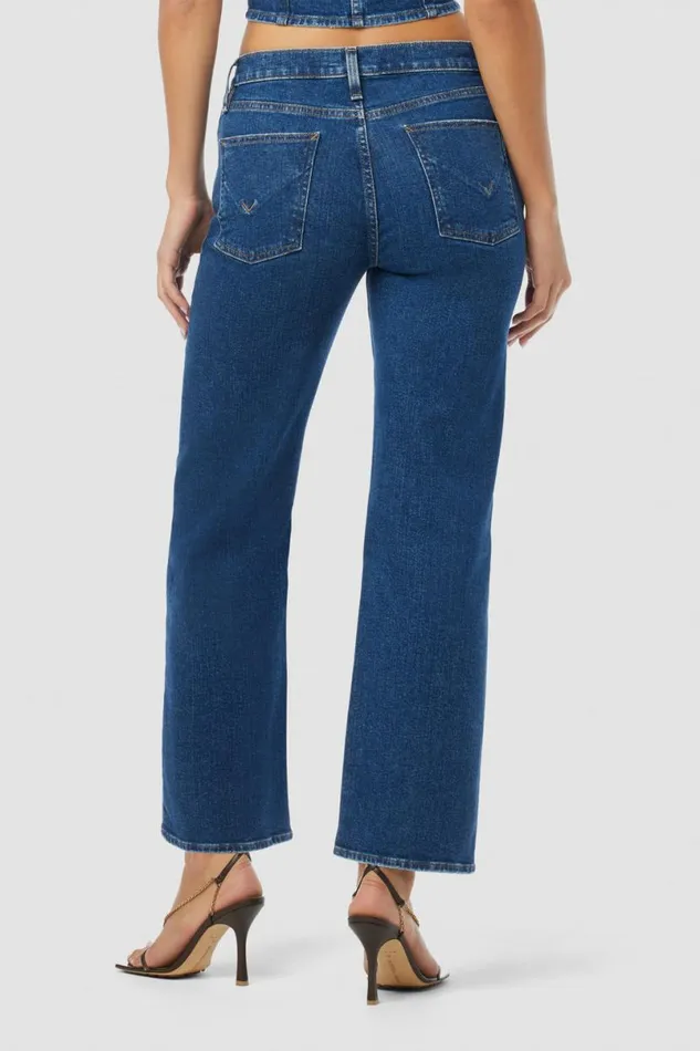 Hudson Jeans Wide Leg Women Rosie Pleated HighRise Wide Leg Jean Rocky Blue Hudson Jeans Wide Leg Women Rosie Pleated HighRise Wide Leg Jean Rocky Blue